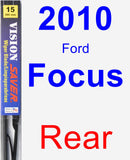 Rear Wiper Blade for 2010 Ford Focus - Vision Saver