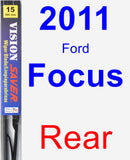 Rear Wiper Blade for 2011 Ford Focus - Vision Saver