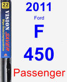 Passenger Wiper Blade for 2011 Ford F-450 - Vision Saver