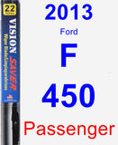 Passenger Wiper Blade for 2013 Ford F-450 - Vision Saver