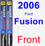 Front Wiper Blade Pack for 2006 Ford Fusion - Vision Saver