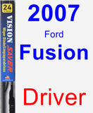 Driver Wiper Blade for 2007 Ford Fusion - Vision Saver