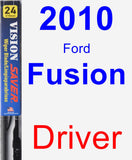 Driver Wiper Blade for 2010 Ford Fusion - Vision Saver