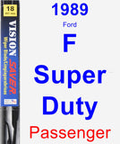 Passenger Wiper Blade for 1989 Ford F Super Duty - Vision Saver