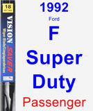 Passenger Wiper Blade for 1992 Ford F Super Duty - Vision Saver