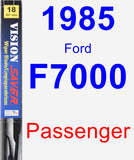 Passenger Wiper Blade for 1985 Ford F7000 - Vision Saver