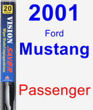 Passenger Wiper Blade for 2001 Ford Mustang - Vision Saver