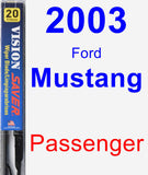 Passenger Wiper Blade for 2003 Ford Mustang - Vision Saver