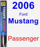 Passenger Wiper Blade for 2006 Ford Mustang - Vision Saver