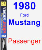 Passenger Wiper Blade for 1980 Ford Mustang - Vision Saver