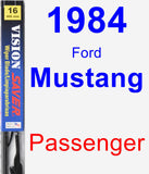 Passenger Wiper Blade for 1984 Ford Mustang - Vision Saver