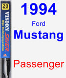 Passenger Wiper Blade for 1994 Ford Mustang - Vision Saver