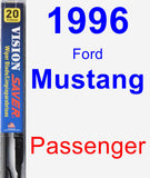 Passenger Wiper Blade for 1996 Ford Mustang - Vision Saver