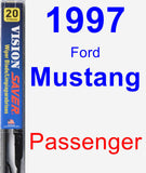 Passenger Wiper Blade for 1997 Ford Mustang - Vision Saver