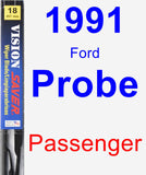 Passenger Wiper Blade for 1991 Ford Probe - Vision Saver