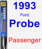 Passenger Wiper Blade for 1993 Ford Probe - Vision Saver