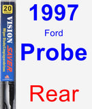 Rear Wiper Blade for 1997 Ford Probe - Vision Saver