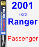 Passenger Wiper Blade for 2001 Ford Ranger - Vision Saver