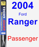Passenger Wiper Blade for 2004 Ford Ranger - Vision Saver