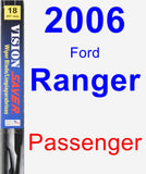 Passenger Wiper Blade for 2006 Ford Ranger - Vision Saver