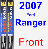 Front Wiper Blade Pack for 2007 Ford Ranger - Vision Saver