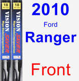 Front Wiper Blade Pack for 2010 Ford Ranger - Vision Saver