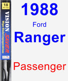 Passenger Wiper Blade for 1988 Ford Ranger - Vision Saver