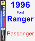 Passenger Wiper Blade for 1996 Ford Ranger - Vision Saver