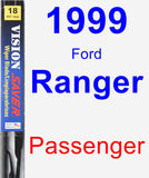 Passenger Wiper Blade for 1999 Ford Ranger - Vision Saver