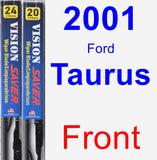 Front Wiper Blade Pack for 2001 Ford Taurus - Vision Saver