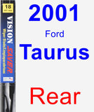 Rear Wiper Blade for 2001 Ford Taurus - Vision Saver