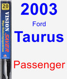 Passenger Wiper Blade for 2003 Ford Taurus - Vision Saver