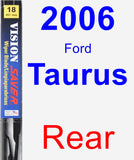 Rear Wiper Blade for 2006 Ford Taurus - Vision Saver