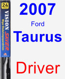 Driver Wiper Blade for 2007 Ford Taurus - Vision Saver