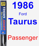 Passenger Wiper Blade for 1986 Ford Taurus - Vision Saver