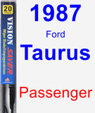 Passenger Wiper Blade for 1987 Ford Taurus - Vision Saver