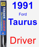 Driver Wiper Blade for 1991 Ford Taurus - Vision Saver