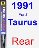 Rear Wiper Blade for 1991 Ford Taurus - Vision Saver
