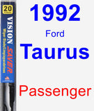 Passenger Wiper Blade for 1992 Ford Taurus - Vision Saver