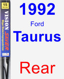 Rear Wiper Blade for 1992 Ford Taurus - Vision Saver