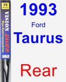 Rear Wiper Blade for 1993 Ford Taurus - Vision Saver