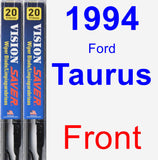 Front Wiper Blade Pack for 1994 Ford Taurus - Vision Saver