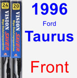 Front Wiper Blade Pack for 1996 Ford Taurus - Vision Saver