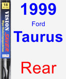 Rear Wiper Blade for 1999 Ford Taurus - Vision Saver