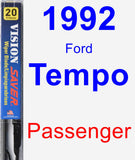 Passenger Wiper Blade for 1992 Ford Tempo - Vision Saver