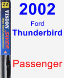 Passenger Wiper Blade for 2002 Ford Thunderbird - Vision Saver