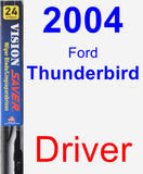 Driver Wiper Blade for 2004 Ford Thunderbird - Vision Saver