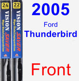 Front Wiper Blade Pack for 2005 Ford Thunderbird - Vision Saver