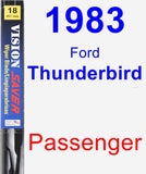 Passenger Wiper Blade for 1983 Ford Thunderbird - Vision Saver
