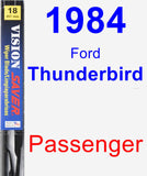 Passenger Wiper Blade for 1984 Ford Thunderbird - Vision Saver